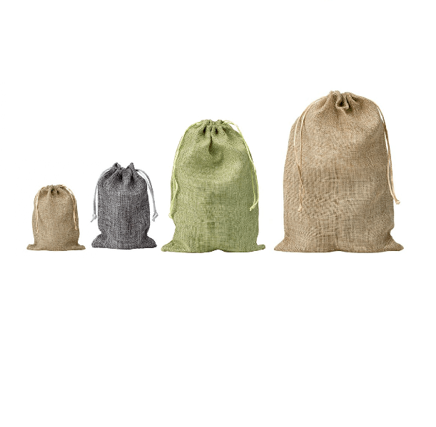 mini jute bags, hessian pouches