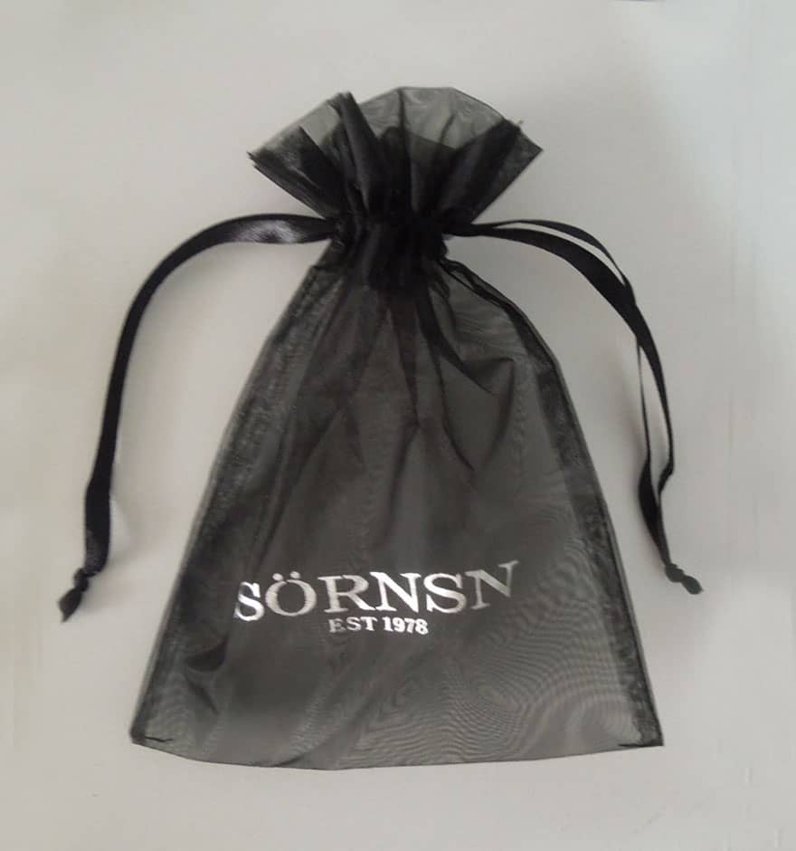 tailor made organza gift bag